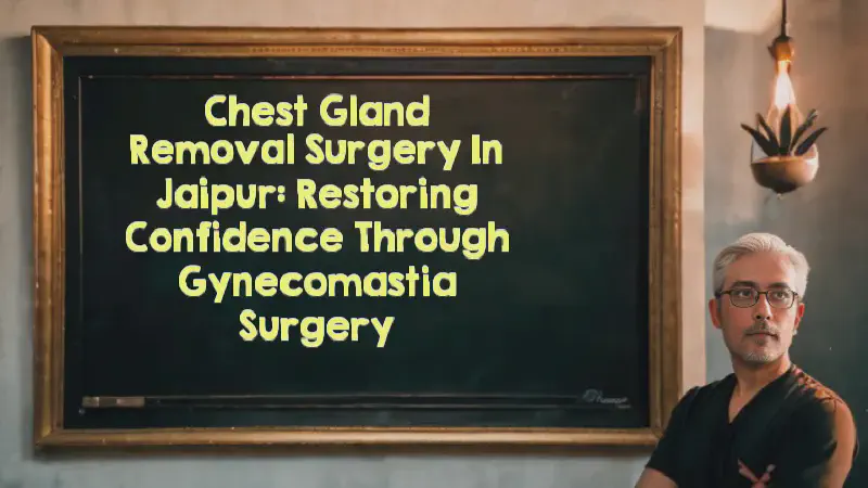 Featured image of post Chest Gland Removal Surgery in Jaipur: Restoring Confidence Through Gynecomastia Surgery