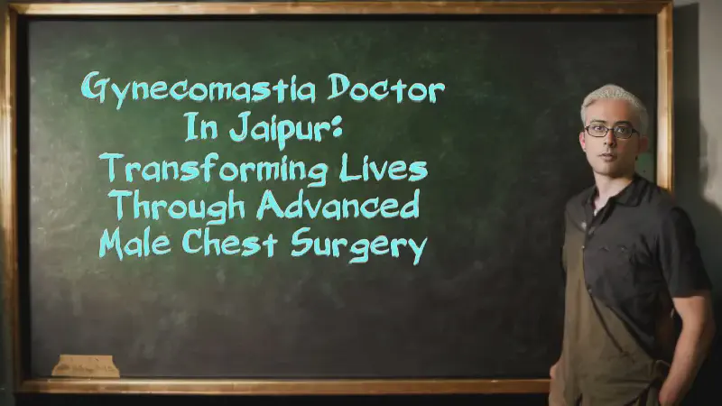 Featured image of post Gynecomastia Doctor in Jaipur: Transforming Lives Through Advanced Male Chest Surgery