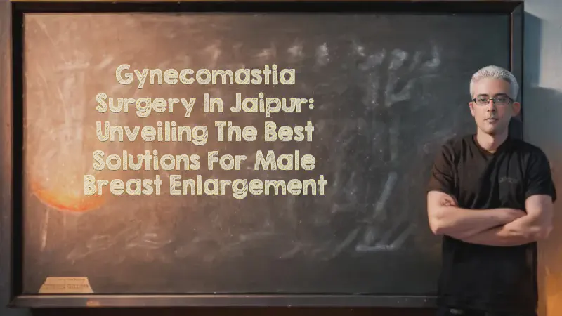 Featured image of post Gynecomastia Surgery in Jaipur: Unveiling the Best Solutions for Male Breast Enlargement