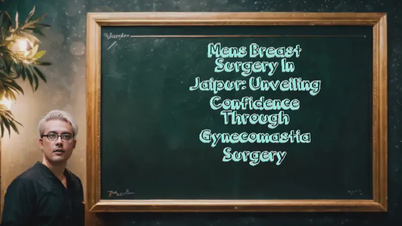 Featured image of post Mens Breast Surgery in Jaipur: Unveiling Confidence Through Gynecomastia Surgery