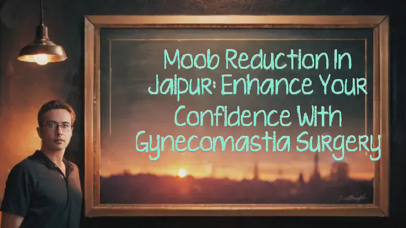 Featured image of post Moob Reduction in Jaipur: Enhance Your Confidence with Gynecomastia Surgery
